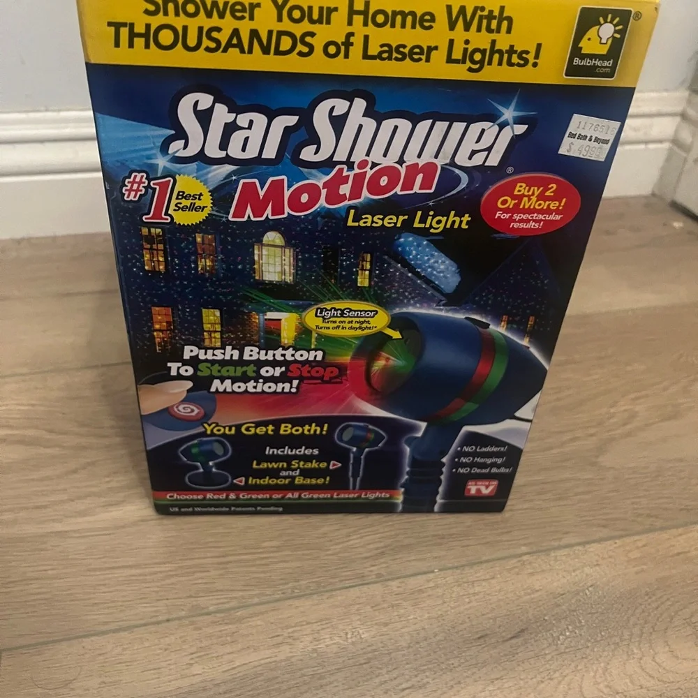 Star Shower Motion Laser Light by - Multi-Color